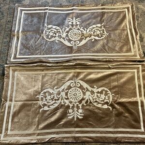 Lili Alessandra Paris Velvet Pillow Shams 2x Pair King